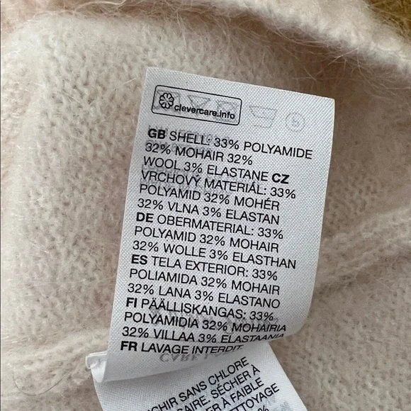 & Other Stories Cream Button-Front Fuzzy Cardigan - Picture 8 of 8